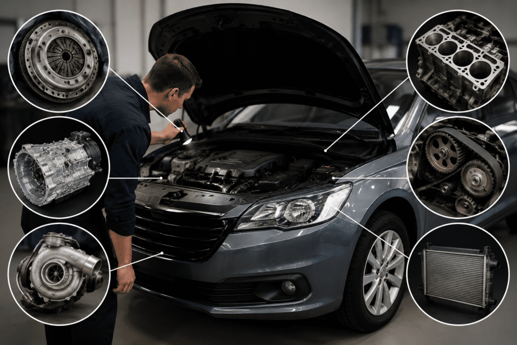 Parts that are expensive to replace: what to check before buying a used car