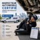Acheteur méfiant vérifiant les documents d'une voiture d'occasion avec un vendeur particulier au Québec pour éviter les arnaques.
