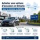 Voiture d'occasion de l'Ontario arrivant au Québec pour une vérification mécanique obligatoire de la SAAQ et une inspection préachat.